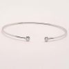 Bracelet jonc or et-diamant flexible