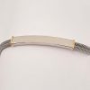 Bracelet cable acier et or homme et enfant – Image 4