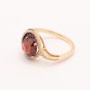 Bague spirale grenat et rubis diamants or rose – Image 3