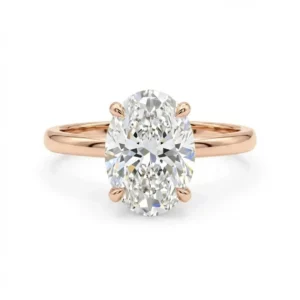 bague-solitaire-or-rose-centre-diamant-ovale